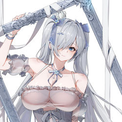 This is a pixiv picture whose title is "Looking-glass self".