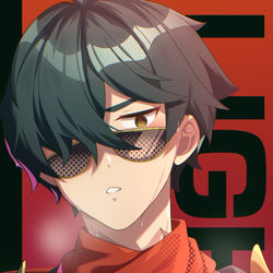 This is a pixiv picture whose title is 暑くて汗だくなライトさん.