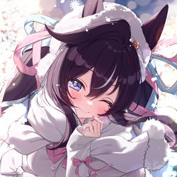 This is a pixiv picture whose title is ヴィブロスと冬デート♥①.