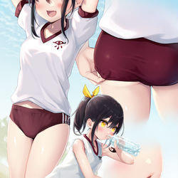 This is a pixiv picture whose title is 体育倉庫でふたりっきり.