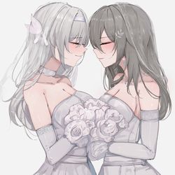 This is a pixiv picture whose title is wedding.