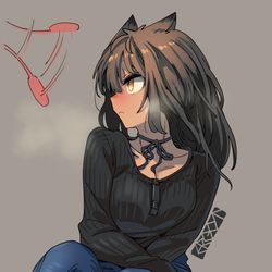 This is a pixiv picture whose title is ムラムラ.