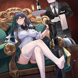 This is a pixiv picture whose title is 已黑化.