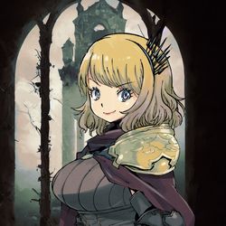 This is a pixiv picture whose title is 放浪の騎士ラナヴィーユ.