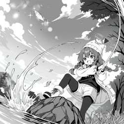 This is a pixiv picture whose title is 獲ったど～！.