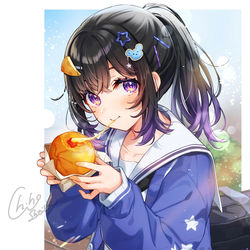 This is a pixiv picture whose title is のびるチーズのピザまん.