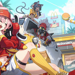 This is a pixiv picture whose title is 友谊麦岁！.