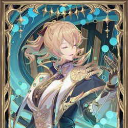 This is a pixiv picture whose title is 【Genshin】Jean.