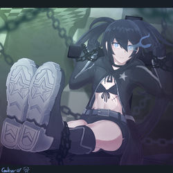 This is a pixiv picture whose title is 【约稿】BRS黑岩射手（9P差分）.