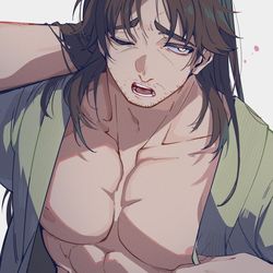 This is a pixiv picture whose title is 寝坊9回….