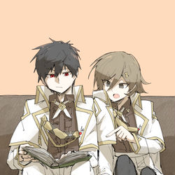 This is a pixiv picture whose title is 📖.