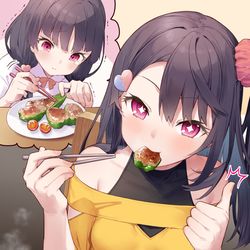 This is a pixiv picture whose title is ピーマンを食べられるようになった妹.