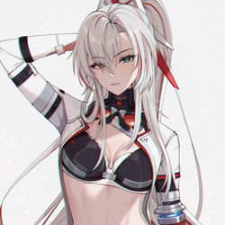 This is a pixiv picture whose title is ルシア・深紅ノ影.