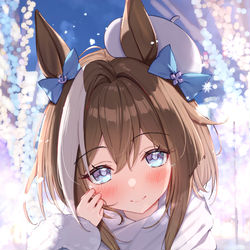 This is a pixiv picture whose title is シュヴァルと冬デート♥①.