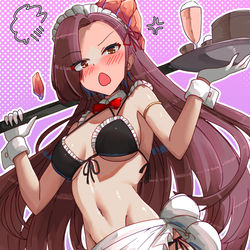 This is a pixiv picture whose title is Class Pres Bikini Maid.