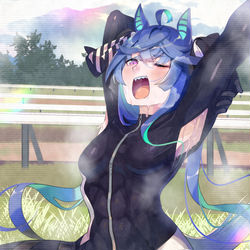This is a pixiv picture whose title is レース後のターボ.