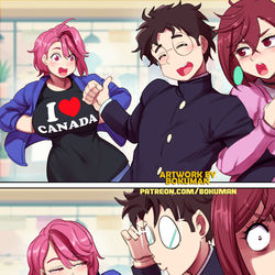 This is a pixiv picture whose title is I love Canada.