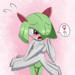 This is a pixiv picture whose title is なぜか汗だくで焦ったようすのキルリア♀.