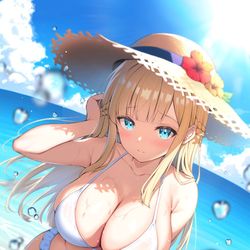 This is a pixiv picture whose title is C105冬コミ新刊②オリジナルJKお嬢様NTR本表紙絵.