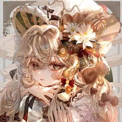This is a pixiv picture whose title is 冬の夜、ミルクカモミールティーの妖精☕.