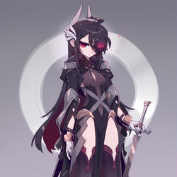 This is a pixiv picture whose title is Black Light.