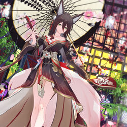 This is a pixiv picture whose title is 【崩壊スターレイル MMD】帰忘の流離人さん.