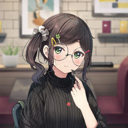 This is a pixiv picture whose title is ファミレスデート.