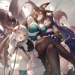 This is a pixiv picture whose title is —THRONE—.
