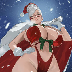 This is a pixiv picture whose title is 🎅🚬.