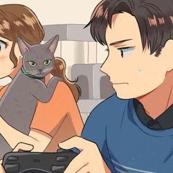 This is a pixiv picture whose title is ライバル.