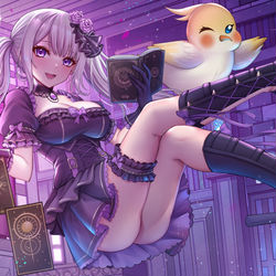 This is a pixiv picture whose title is 【香港Vtuber】白石幽怜.