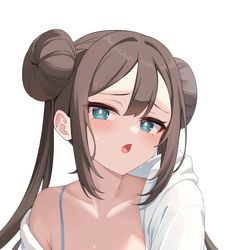 This is a pixiv picture whose title is 水着メイちゃん.