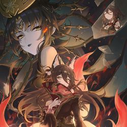 This is a pixiv picture whose title is 帰忘の流離人.