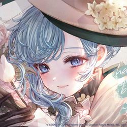 This is a pixiv picture whose title is 【お仕事】プロセカ日野森雫ちゃんバースデーイラスト.