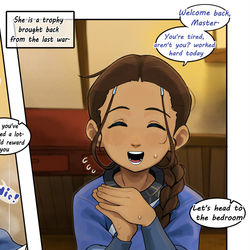 This is a pixiv picture whose title is Avatar - Defeated Katara2.