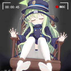 This is a pixiv picture whose title is 铁道双子拷问实录（橘光篇）.