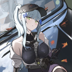 This is a pixiv picture whose title is HK416.