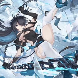 This is a pixiv picture whose title is 墜落.