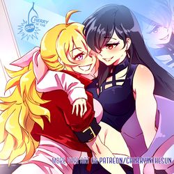This is a pixiv picture whose title is Yang x Tifa.