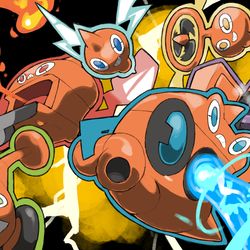This is a pixiv picture whose title is Rotom.