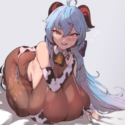 This is a pixiv picture whose title is 甘雨.