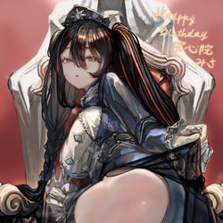 This is a pixiv picture whose title is skeb.