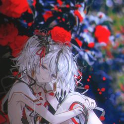 This is a pixiv picture whose title is ツバキ.