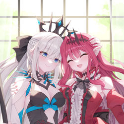 This is a pixiv picture whose title is FGO - モルガン, バーヴァン・シー (リクエスト).