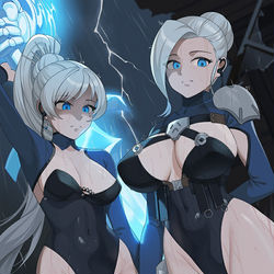 This is a pixiv picture whose title is commission S.D.C clean up crew.