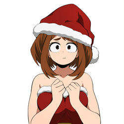 This is a pixiv picture whose title is 麗日お茶子・URARAKA.