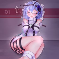 This is a pixiv picture whose title is Yugiri - Strinova.