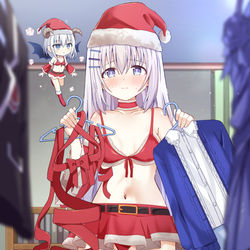 This is a pixiv picture whose title is サンタ鳶一さん.