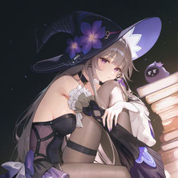 This is a pixiv picture whose title is The Herta.