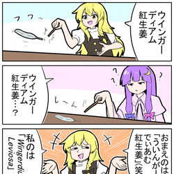 This is a pixiv picture whose title is ◆パチュリー、キレた！！.